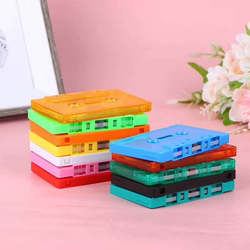Blank Cassette Tape Shell – Empty Color Audio Tape Case Cassette Tape Shell SPOT