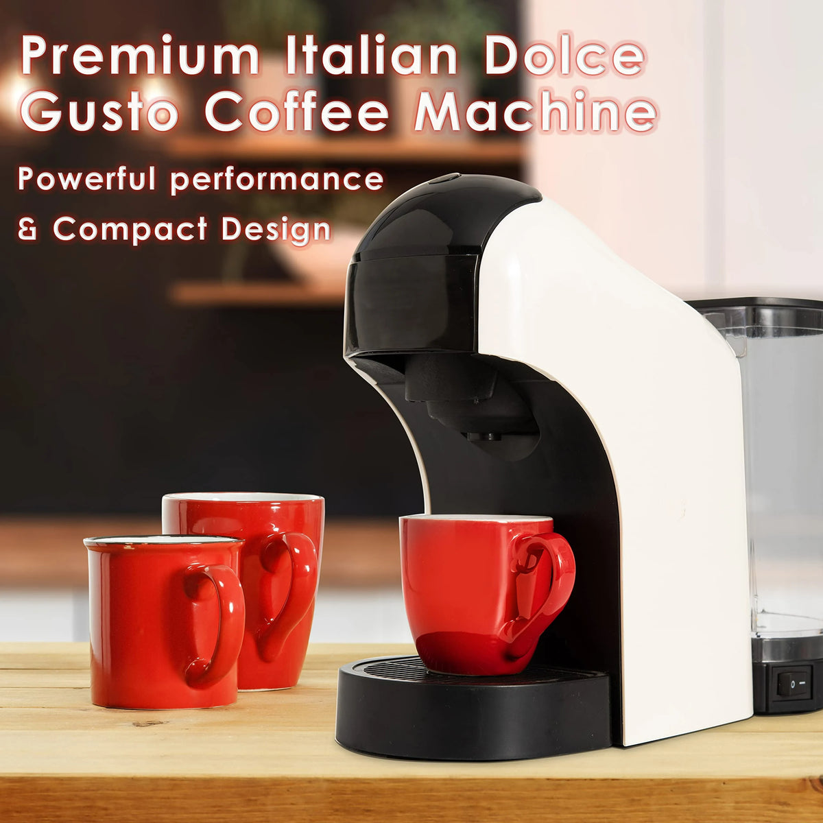 DUTRIEUX 3-in-1 Capsule Espresso Machine – Nespresso Compatible Espresso Coffee Machine SPOT