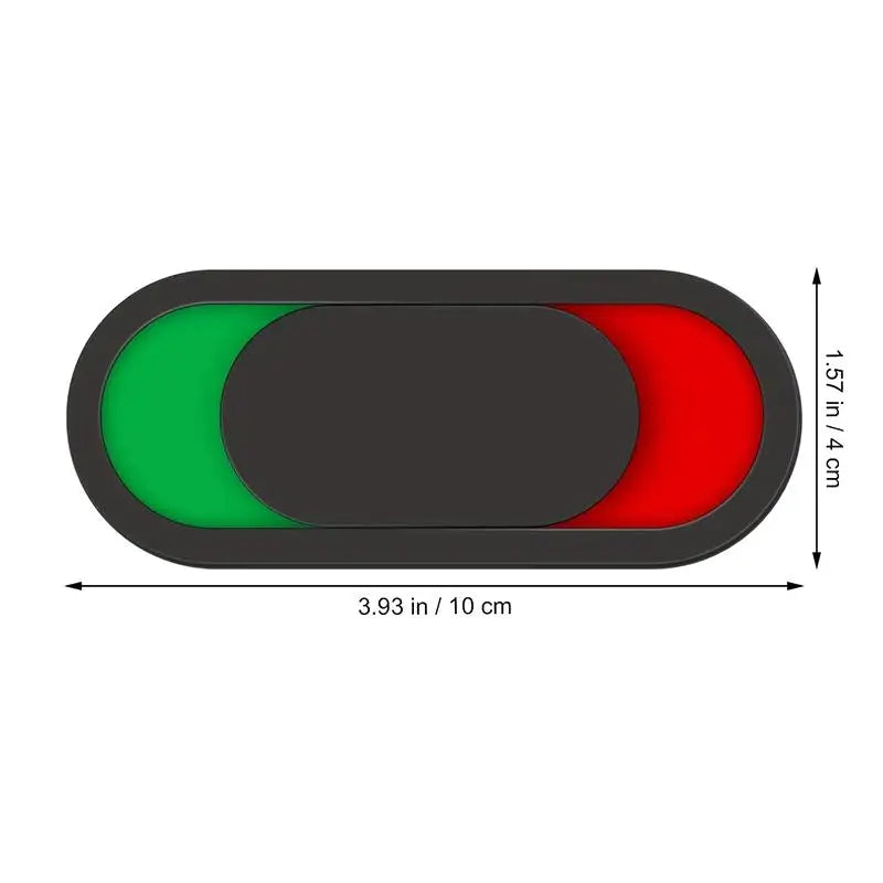 Acrylic Occupied Vacant Sliding Door Sign – Self-Adhesive Door Status Sign SPOT
