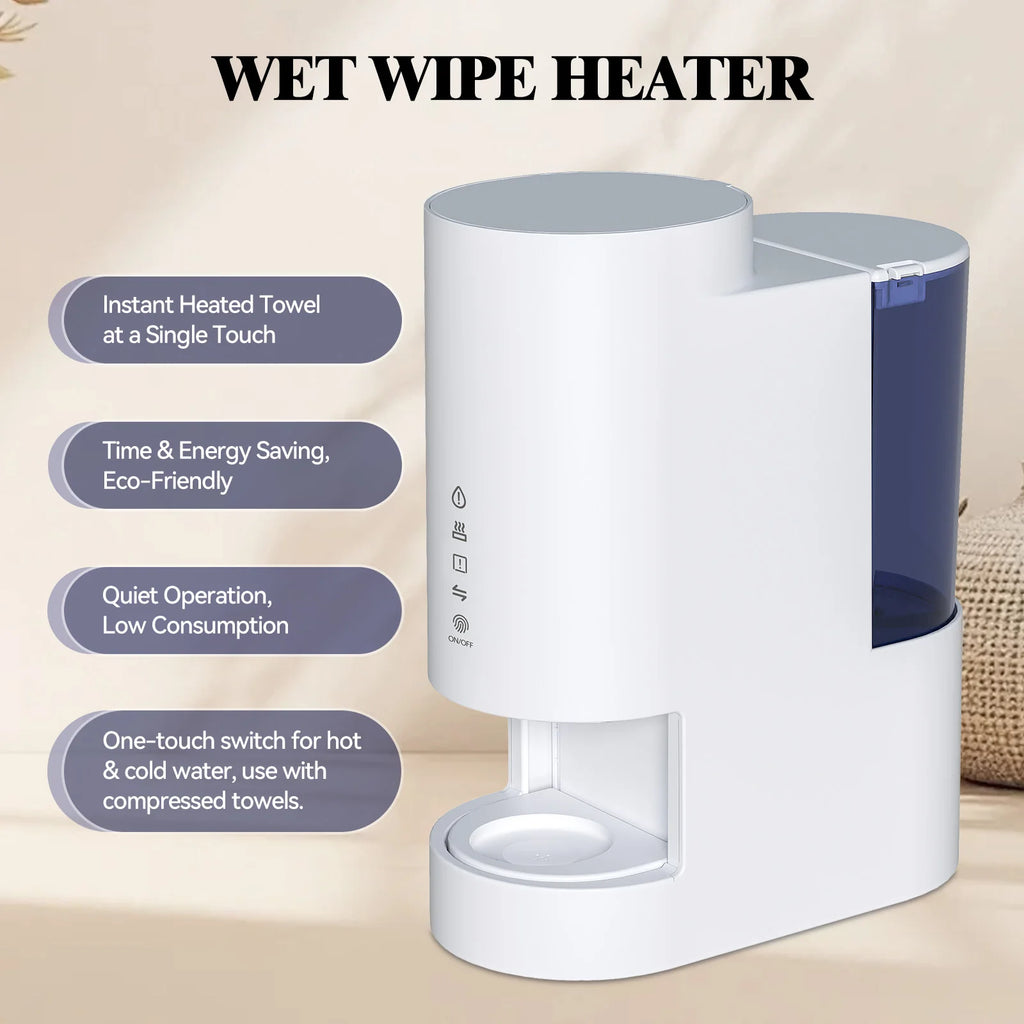Desktop Smart Heated Towel & Wet Wipe Dispenser | One-Touch Heated Towel Dispenser SPOT