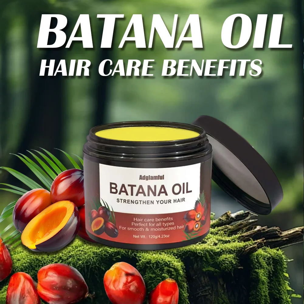 Adglamful Batana Oil 120g – No-Rinse Frizz-Smoothing Hair Oil Hair Treatment Oil SPOT