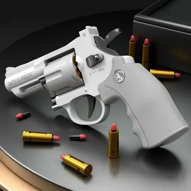 Revolver Soft Bullet Toy Gun – One-Key Detachable Kids Pistol Soft Bullet Toy Gun SPOT