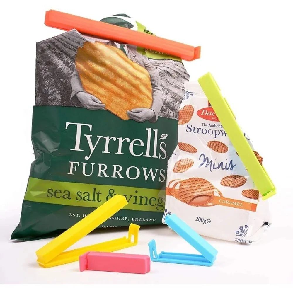 Colorful Reusable Bag Sealing Clips – Food Fresh Keeper Clamps Bag Sealing Clips SPOT