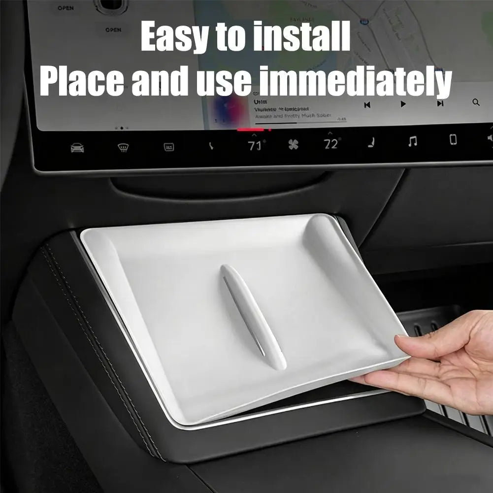 Wireless Charging Silicone Pad – Tesla Model Y/YL Juniper 2026 Car Console Charger Pad SPOT
