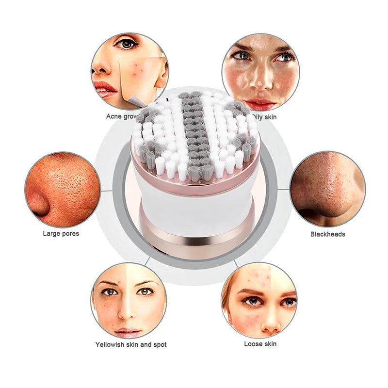4-in-1 Electric Face Hair Remover – Rechargeable Lady Shaver Electric Face Shaver SPOT