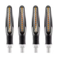 Motorcycle LED Turn Signal Lights – Amber DRL Blinker 2/4 Pack Motorcycle Turn Signals SPOT 4pcs