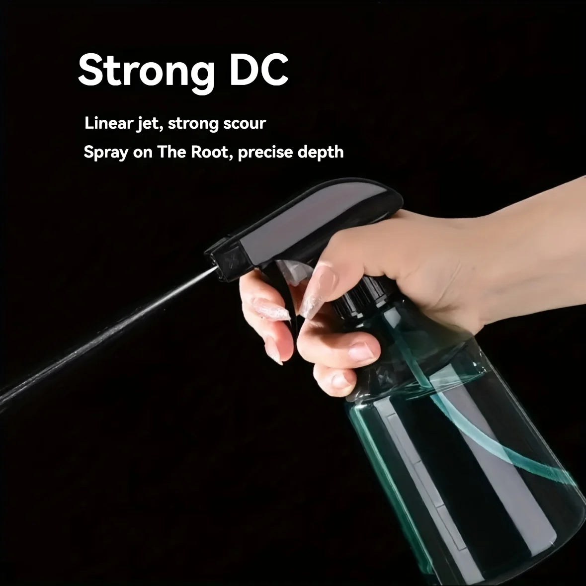 Transparent Pressure Spray Bottle – Dual-Mode Mist & Stream Pressure Spray Bottle SPOT