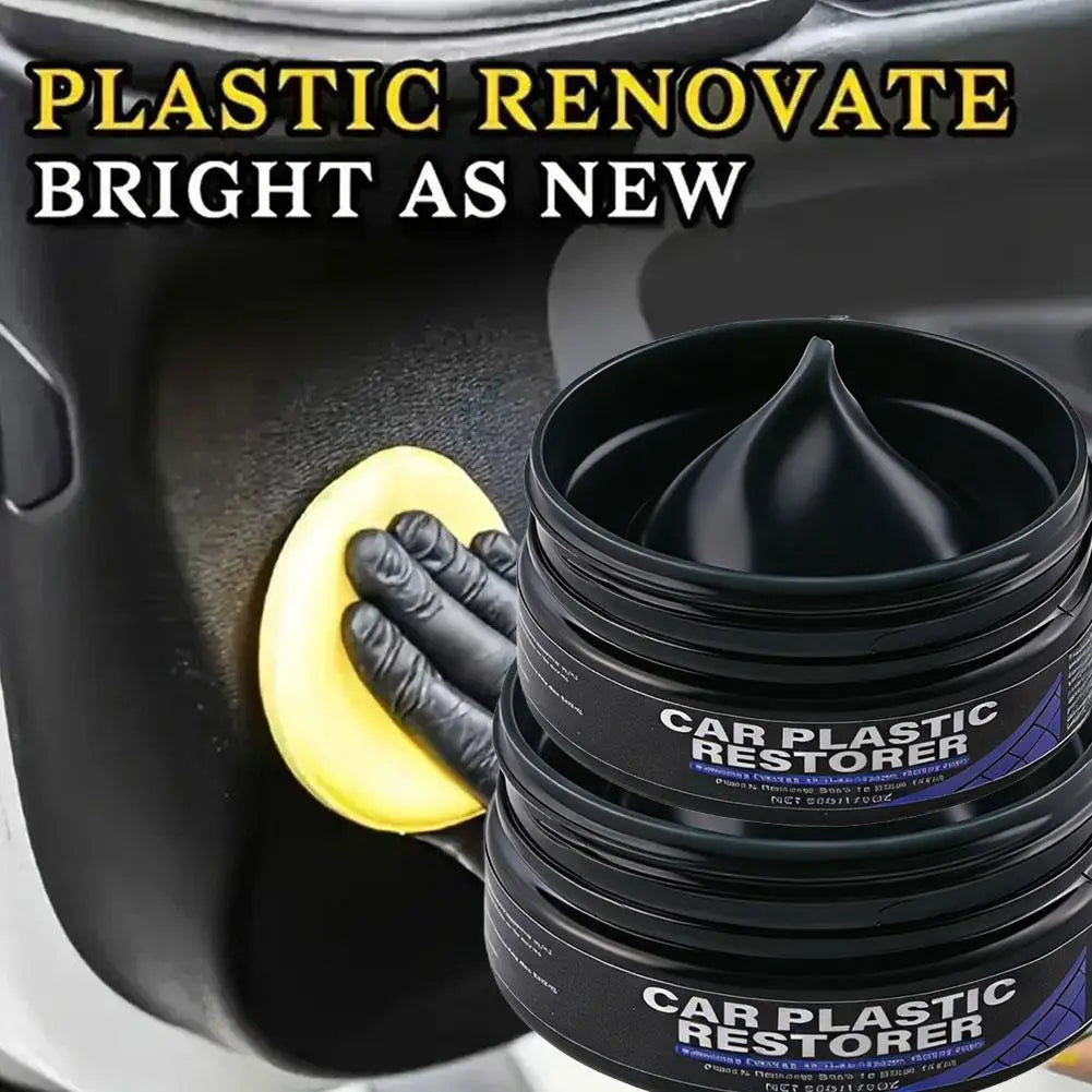 Car Interior Restorer Wax – Dashboard & Plastic Polish Paste Car Interior Polish SPOT