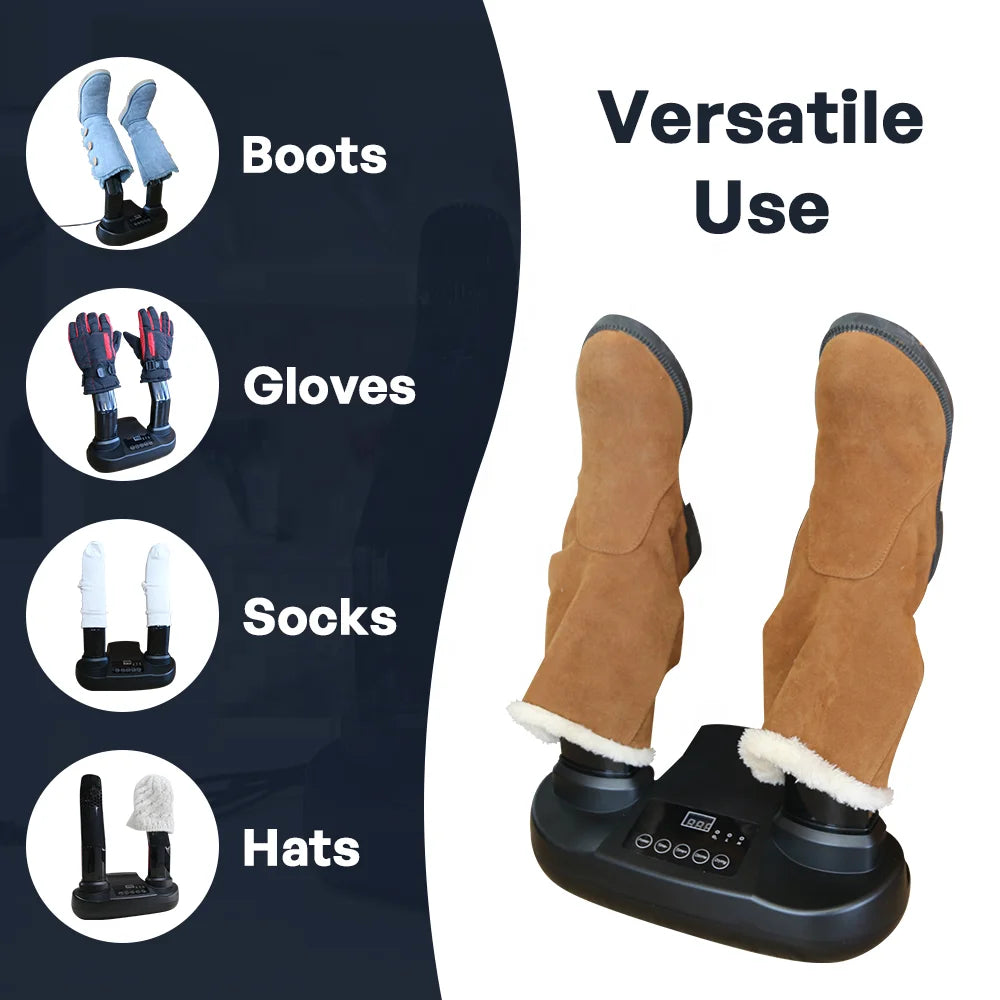 Electric Boot & Shoe Dryer with Timer – 110W CE Certified Electric Shoe Dryer SPOT