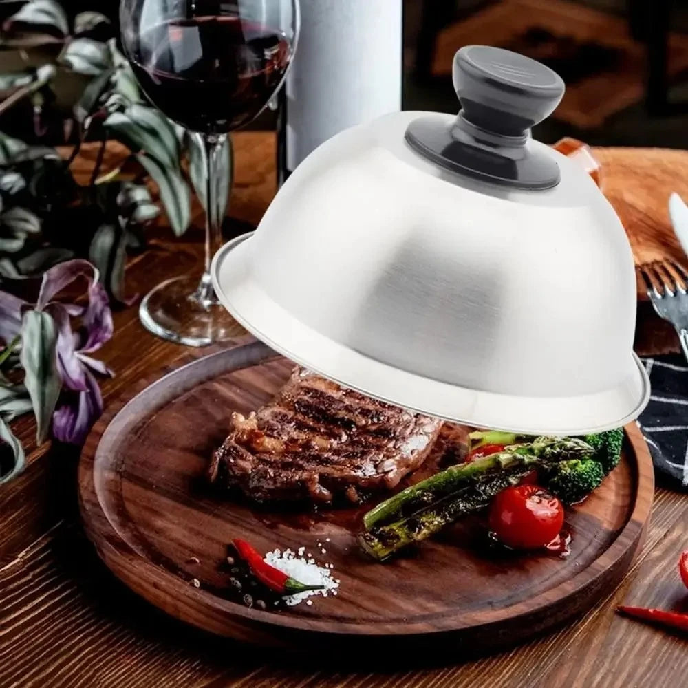 Stainless Steel Cheese Melting Dome for BBQ, Grill & Pan Cheese Melting Dome SPOT
