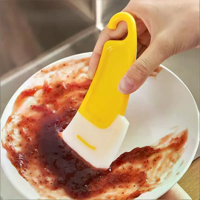 Silicone Kitchen Scraper – Non-Scratch Reusable Cleaning Tool Kitchen Scraper SPOT