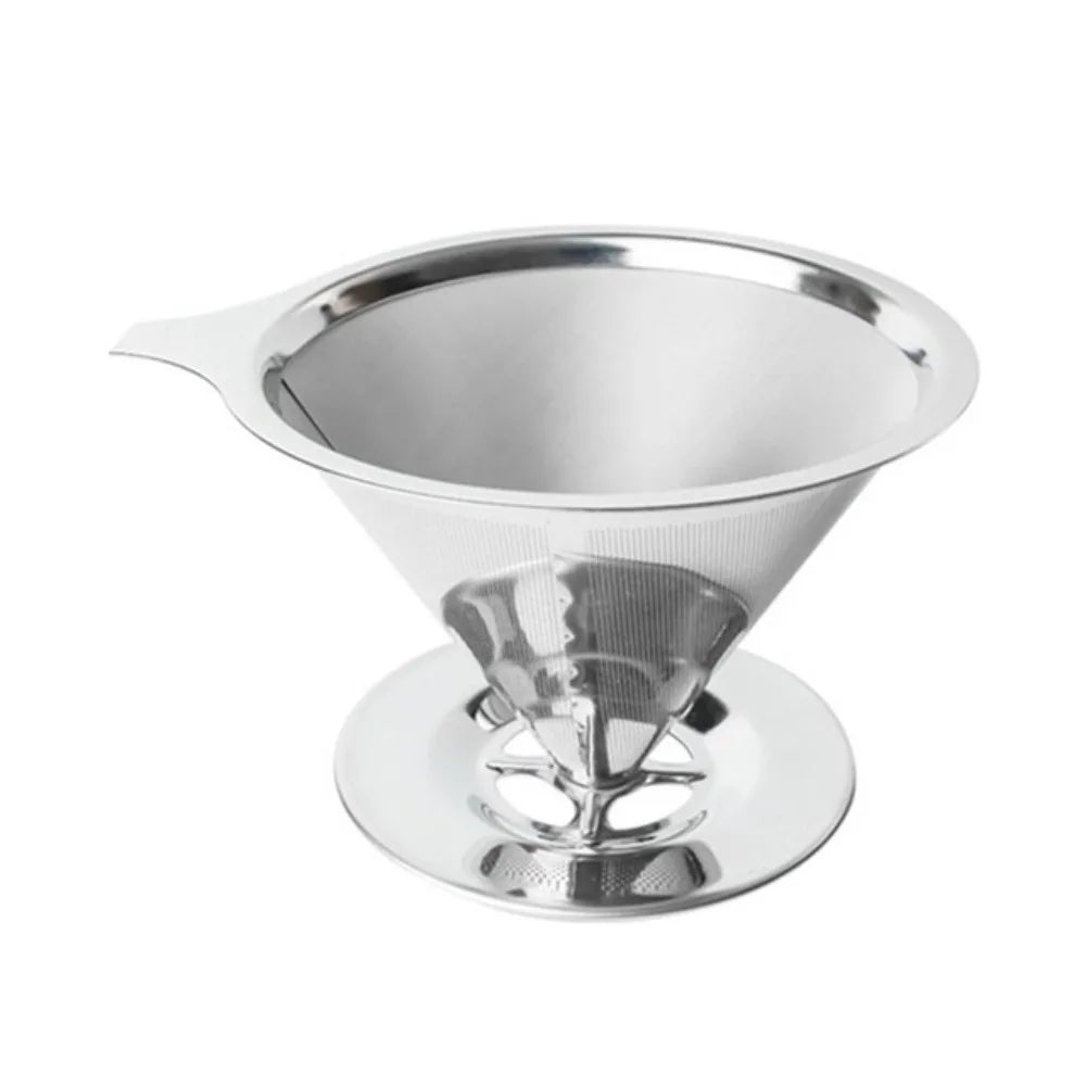 Stainless Steel Pour Over Coffee Dripper | Reusable Filter Pour Over Coffee Dripper SPOT 1pc