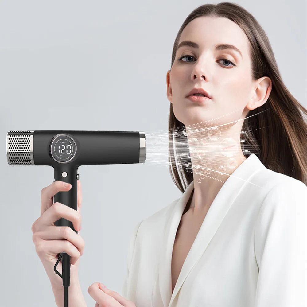1800W Ionic Hair Dryer – 110,000 RPM Brushless Motor & Nozzles Ionic Hair Dryer SPOT