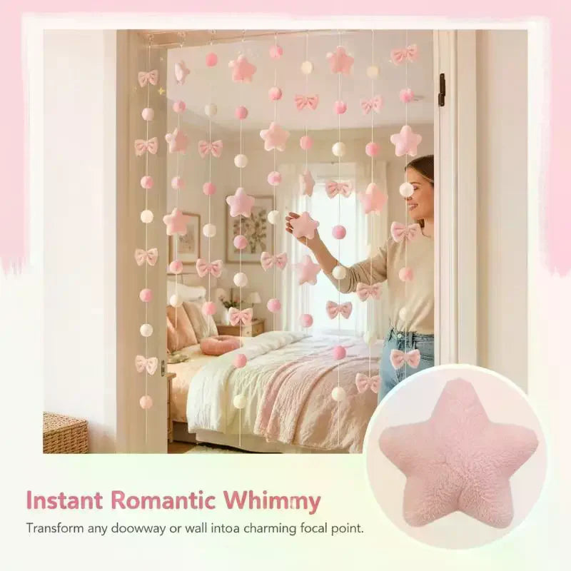 Pink Plush Heart Hanging Decorations 26-Pc – Party & Home Decor Hanging Party Decor SPOT