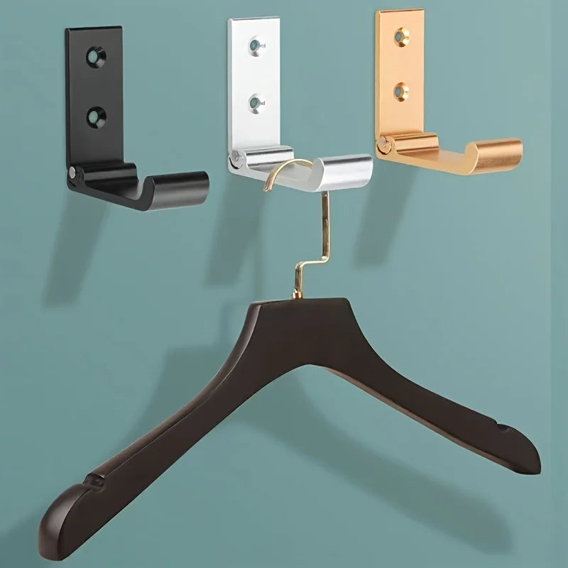2-Pack Folding Wall Hooks – Aluminum Alloy Space-Saving Hangers Folding Wall Hook SPOT