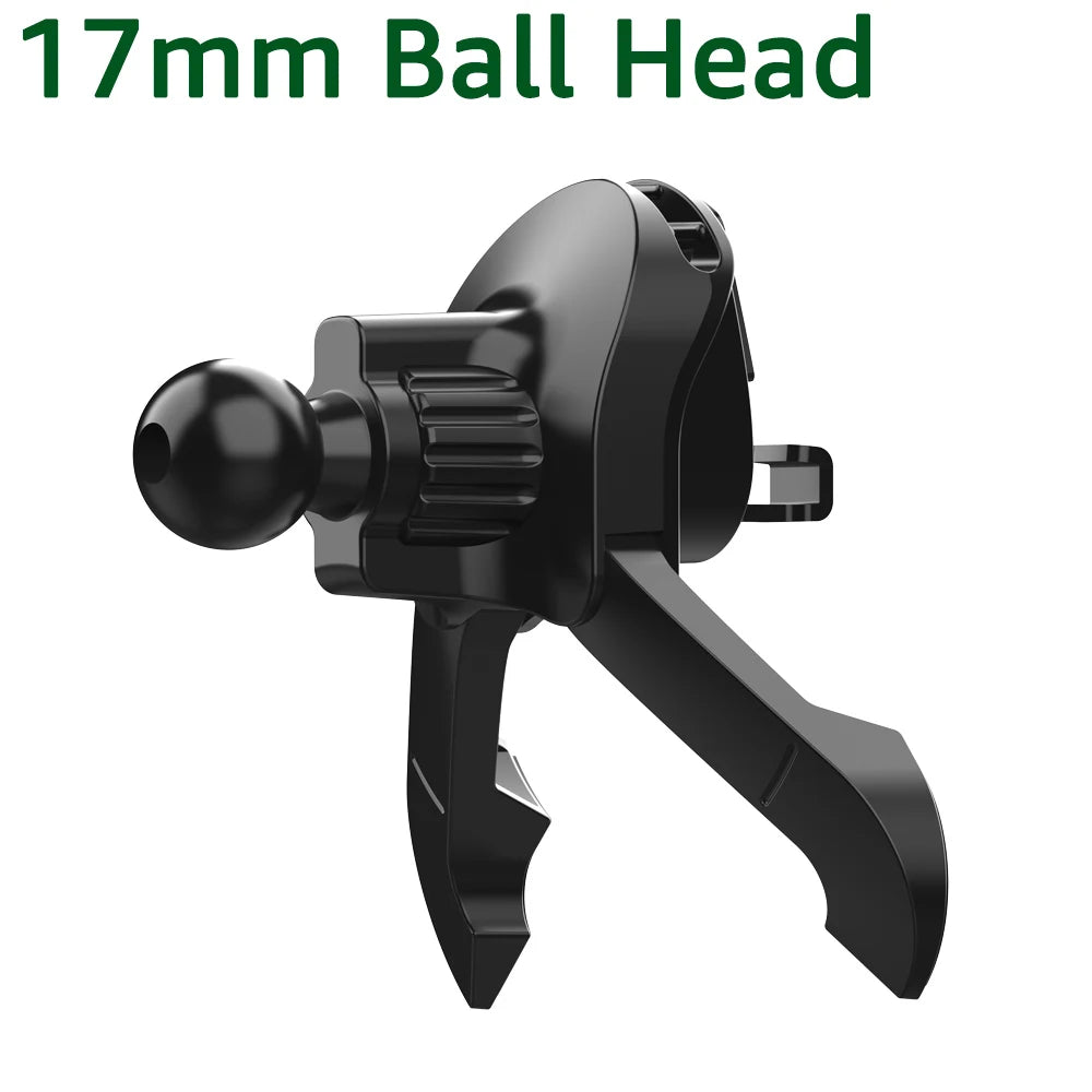 Universal Car Air Vent Phone Mount – 17mm Ball Head Clip Car Phone Mount SPOT black