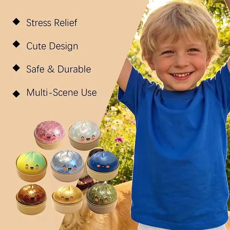 Crystal Dumpling Squishy Toy – Slow Rebound Sensory Squeeze Ball Squishy Fidget Toy SPOT
