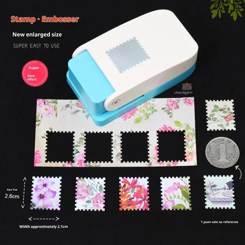 Rectangle Postage Stamp Lever Craft Punch – Scrapbooking Craft Paper Punch SPOT