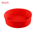 Silicone Round Cake Pan – Nonstick Reusable Baking Mold 4/6/8" Silicone Cake Pan SPOT M