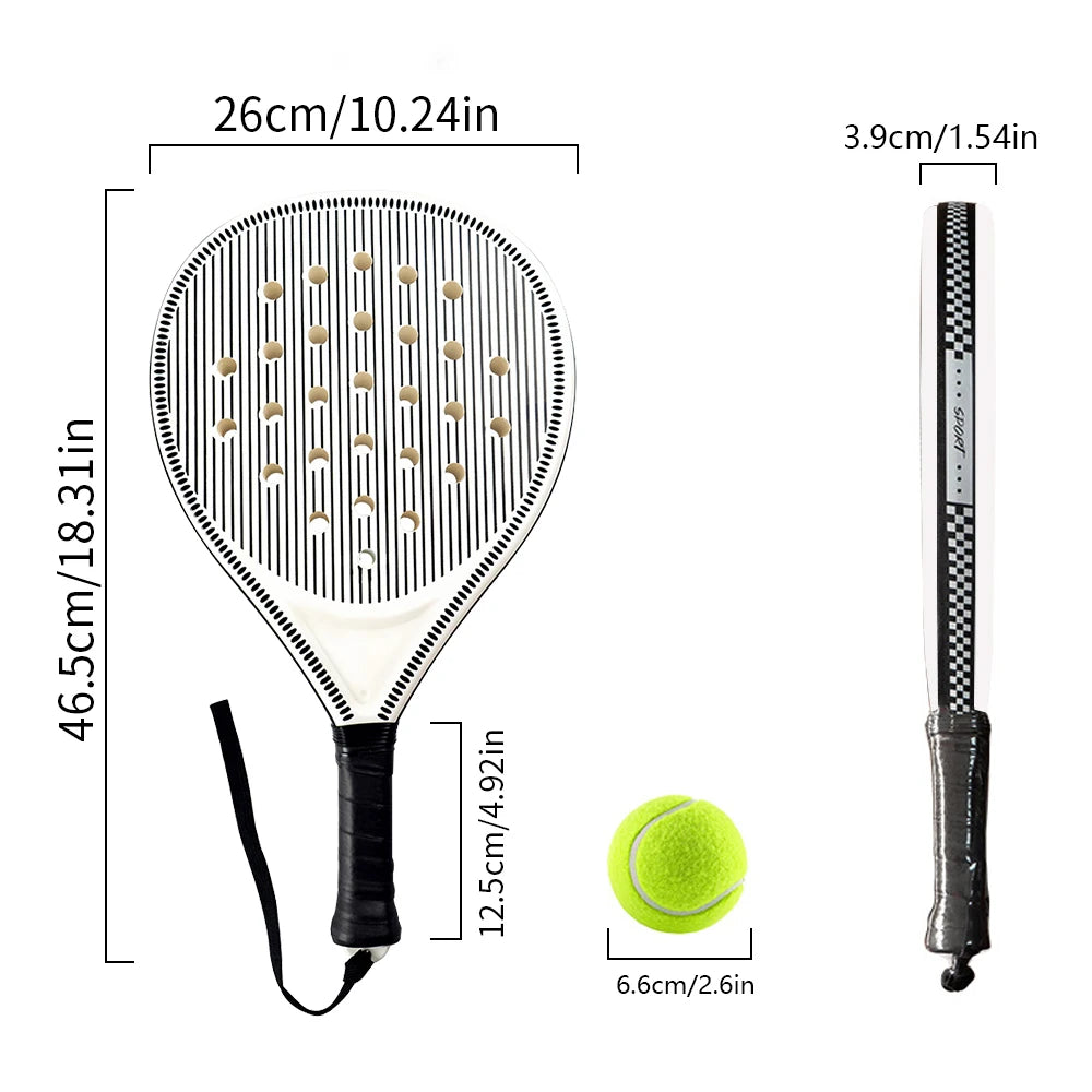 EVA Softcore Padel Racket Paddle Set – Adults & Kids Padel Racket Set SPOT