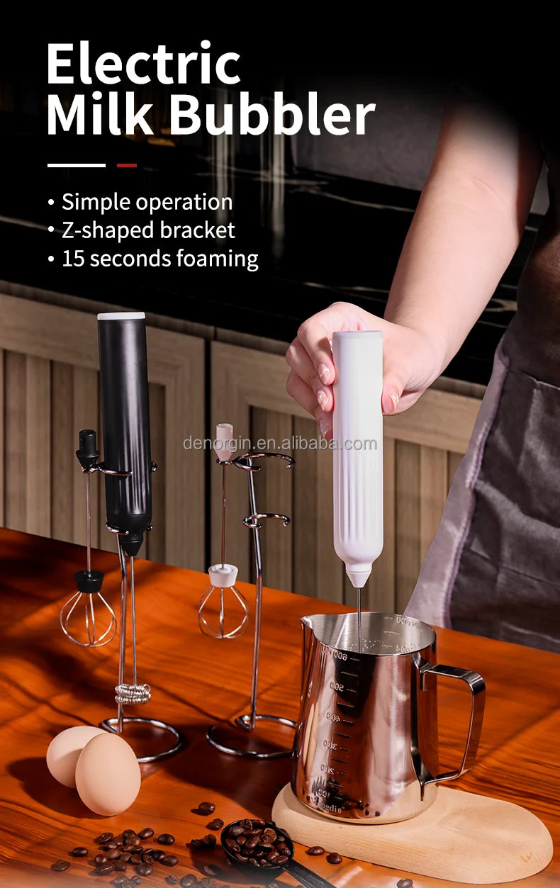 USB Rechargeable Handheld Milk Frother with Stand Milk Frother SPOT