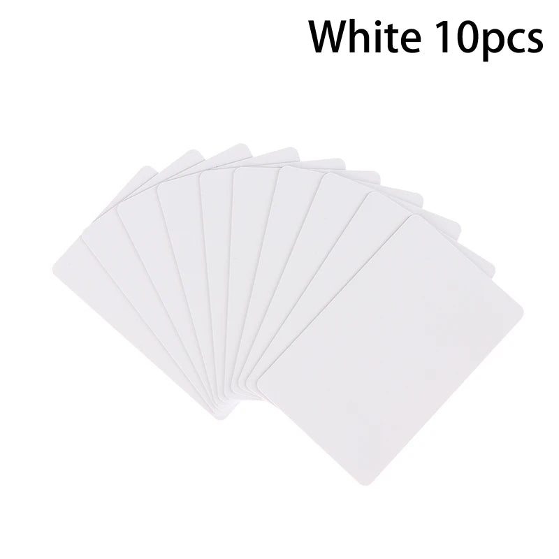 NFC215 Programmable PVC Cards – Rewritable NFC Business Cards NFC Smart Cards SPOT 10Pcs White