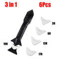 5-in-1 Caulk Tool Kit – Silicone Spatula & Sealant Finisher Caulking Tool Kit SPOT 3in1 Plastic head