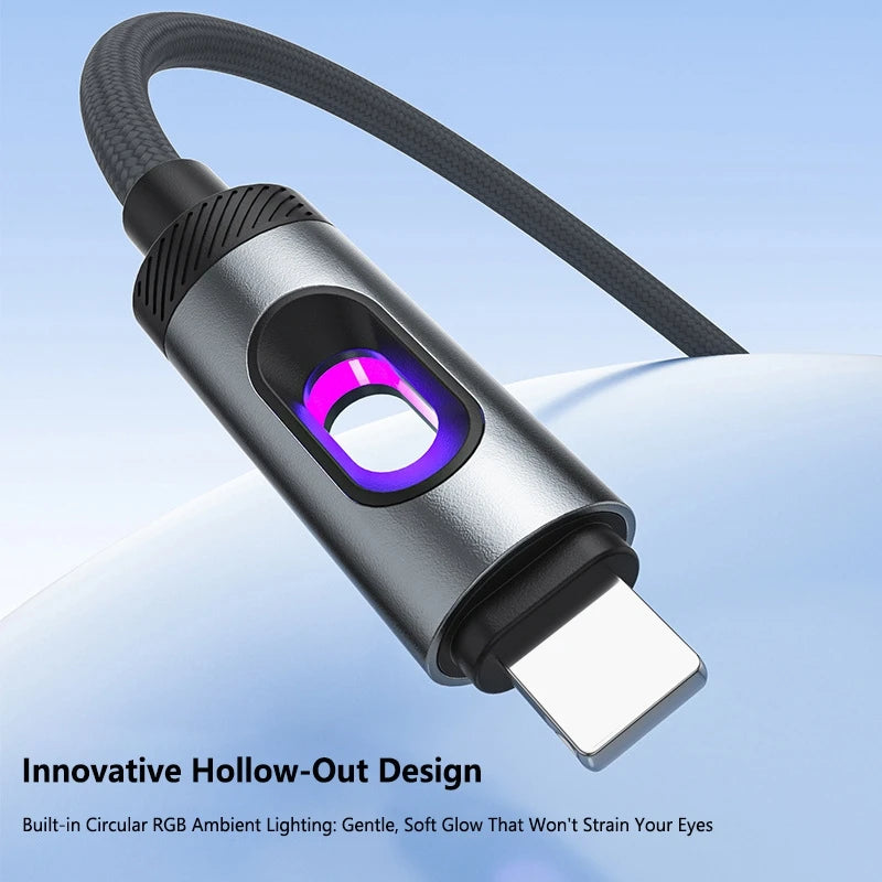 240W USB-C to USB-C Fast Charging Braided Cable – PD Cord USB-C Charging Cable SPOT