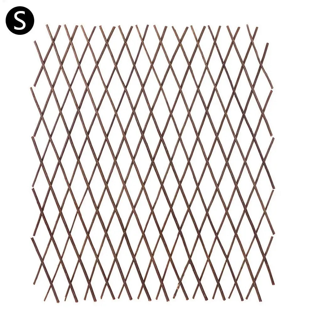 Retractable Wooden Plant Trellis – Garden Climbing Frame Garden Trellis SPOT Red