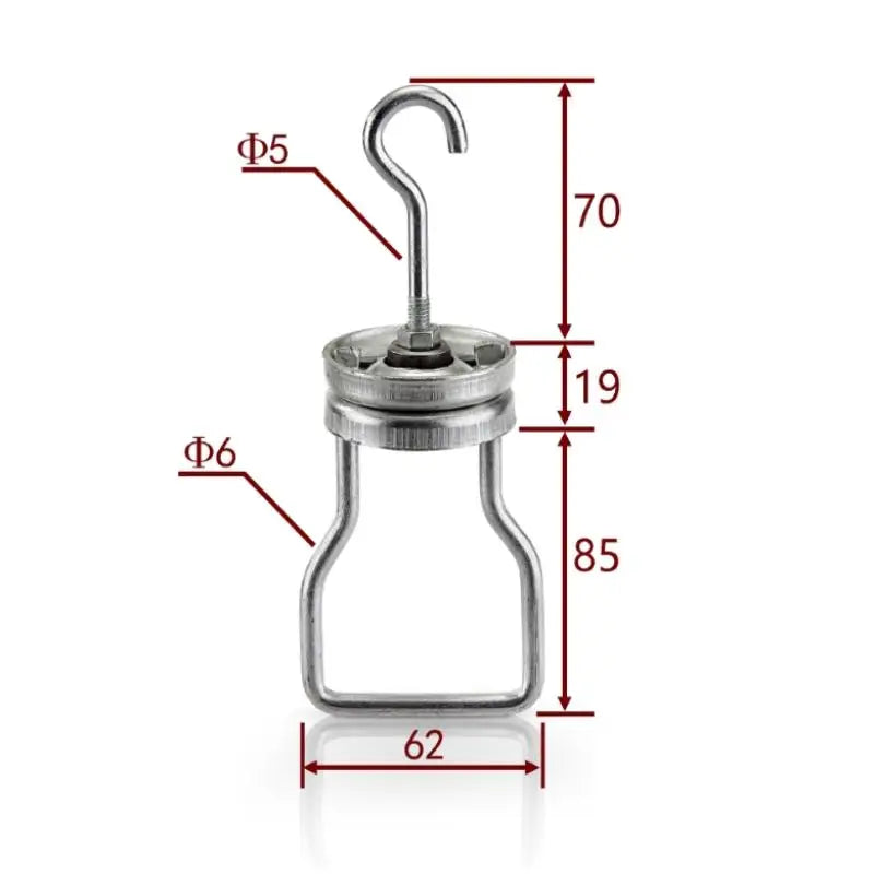 Steel Rotating Swivel Hook – Heavy Duty Powder Coating Hanger Industrial Swivel Hook SPOT C