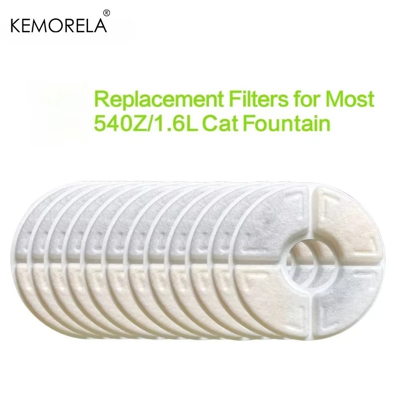 Activated Carbon Pet Fountain Filters – 4/8/12 Pack Replacement Pet Fountain Filter SPOT