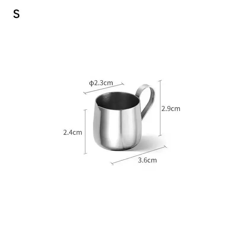 Stainless Steel Milk Frothing Pitcher – Drip-Free Barista Jug Milk Frothing Pitcher SPOT A1