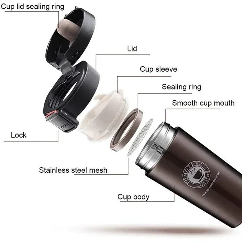 Vacuum Insulated Stainless Steel Thermos Travel Mug 380/500ml Insulated Travel Mug SPOT