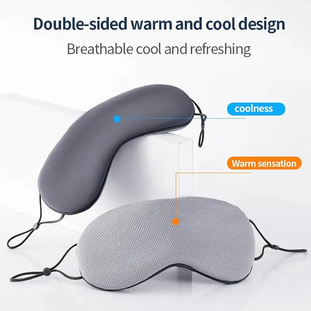 Korean Ice Silk Sleep Eye Mask – Dual-Use, Light Blocking Sleep Eye Mask SPOT