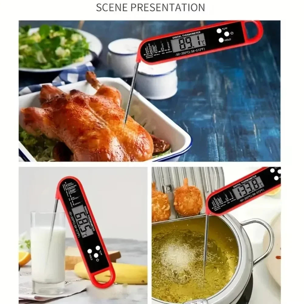Digital Instant-Read Meat Thermometer with Backlight | BBQ & Kitchen Meat Thermometer SPOT