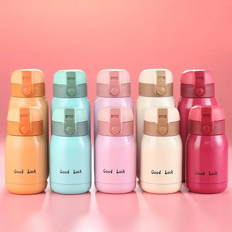 Cute Mini Thermos 200ml 350ml Kids Cartoon Stainless Flask Vacuum Flask Thermos SPOT