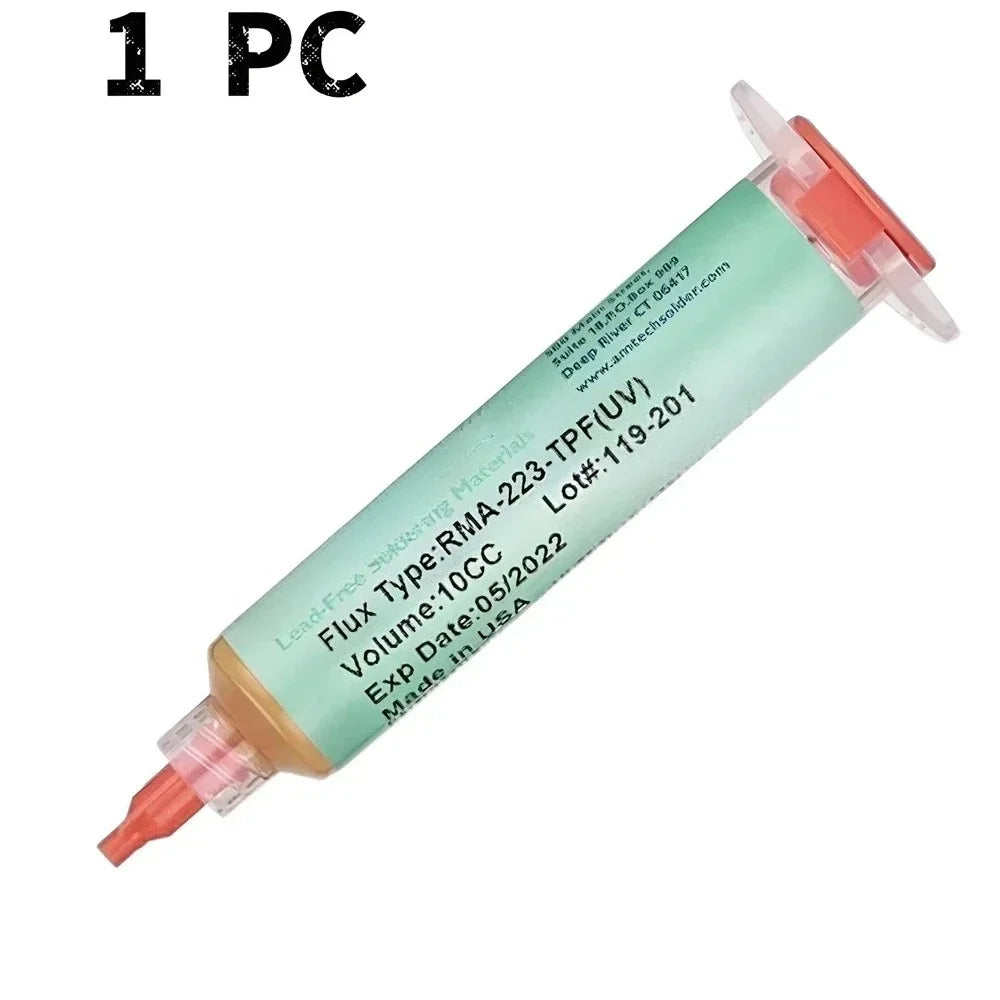 RMA-223 Rosin Soldering Flux Paste 10cc – No-Clean PCB BGA SMD Soldering Flux Paste SPOT 1 PC RMA-223-TPF