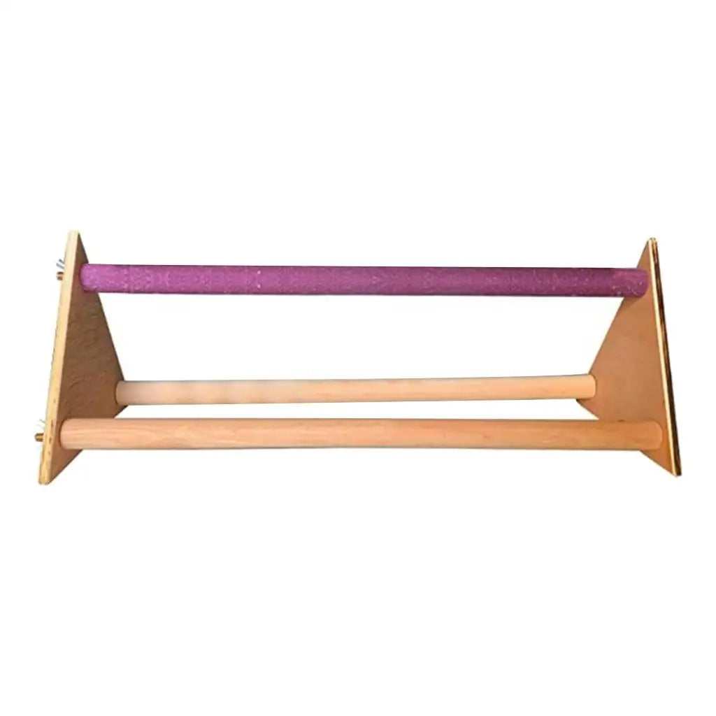 Wooden Parrot Perch Platform – Bird Climbing Exercise Stand Bird Perch Stand SPOT A