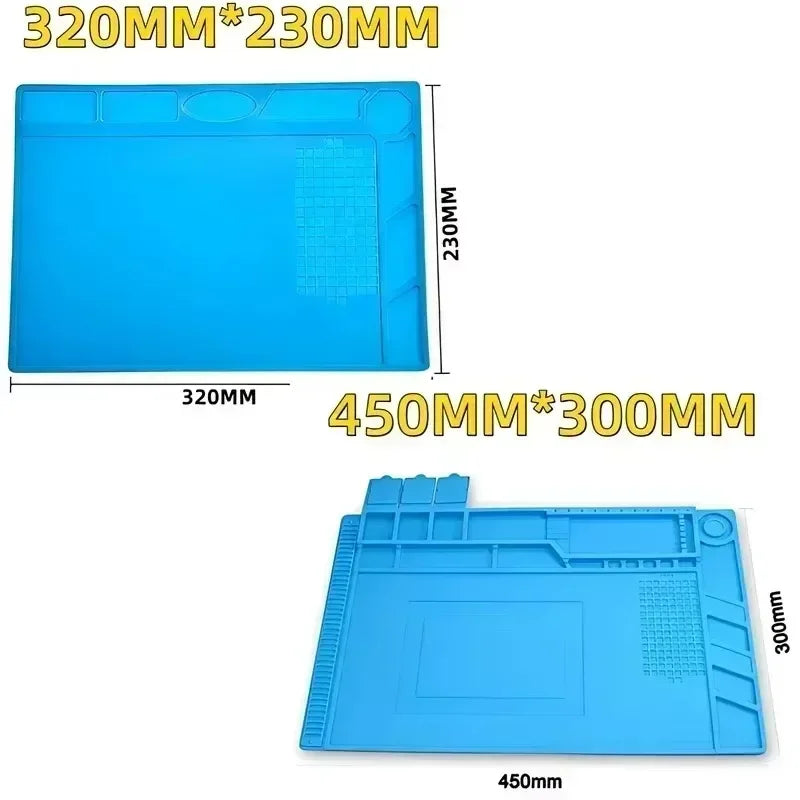 ESD Antistatic Soldering Mat – Heat-Resistant Silicone Work Pad ESD Soldering Mat SPOT