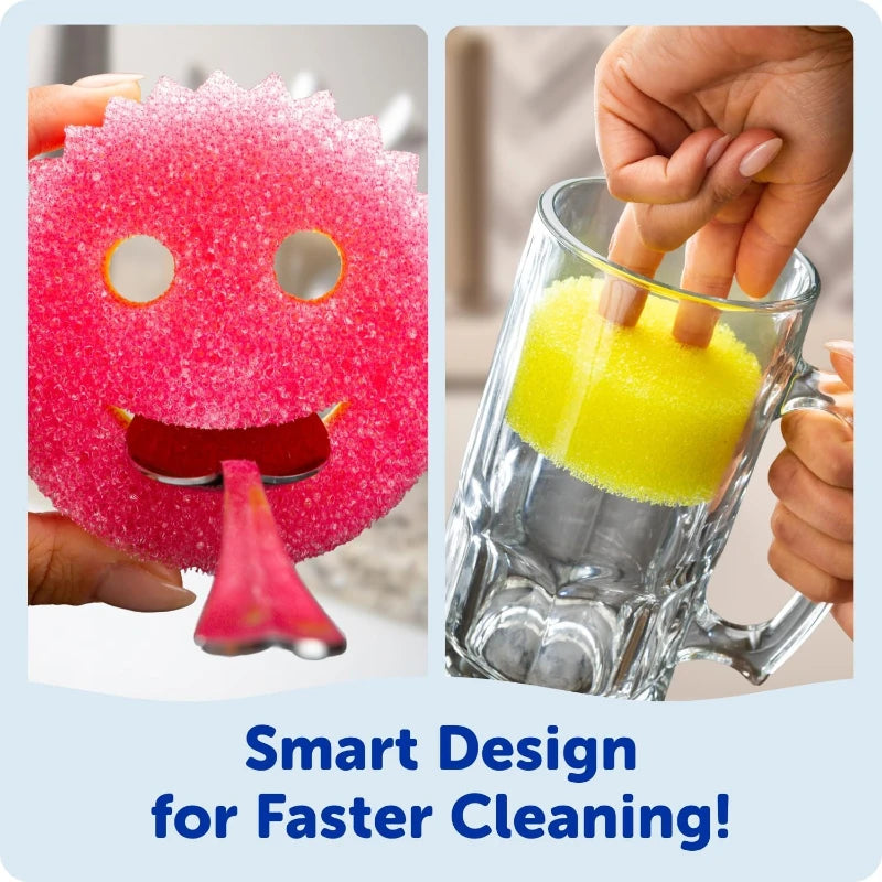 Scrub Mommy Dual-Sided Dish & Multi-Surface Sponges Cleaning Sponge SPOT