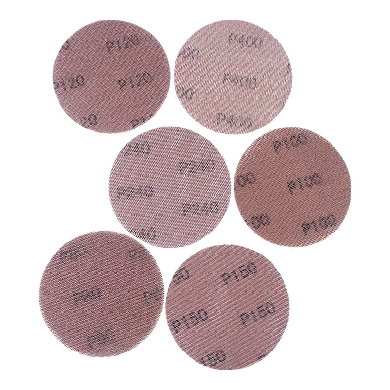 10-Pack 5-Inch Hook & Loop Sanding Discs – Dust-Free Mesh Abrasive Sanding Discs SPOT