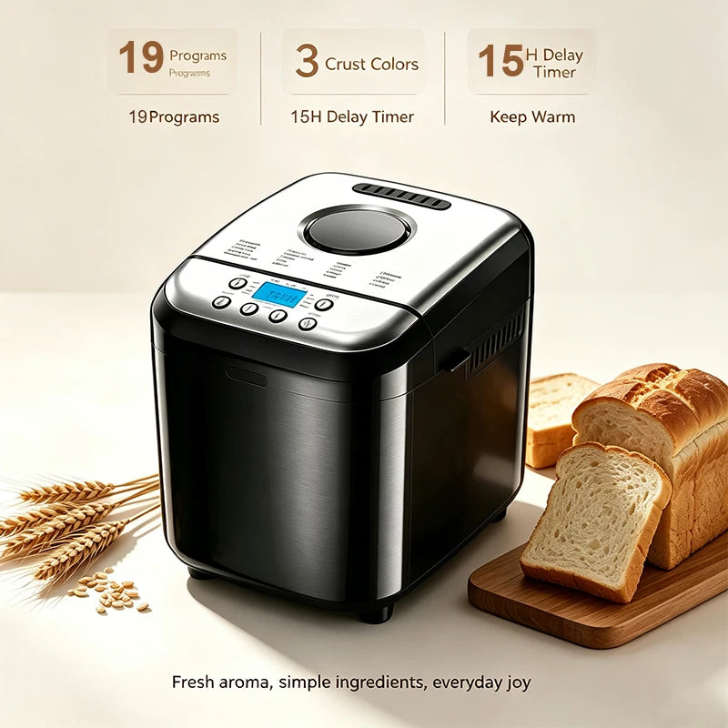 Automatic LCD Bread Maker Machine – 2.0LB Non-Stick Pan Bread Maker Machine SPOT