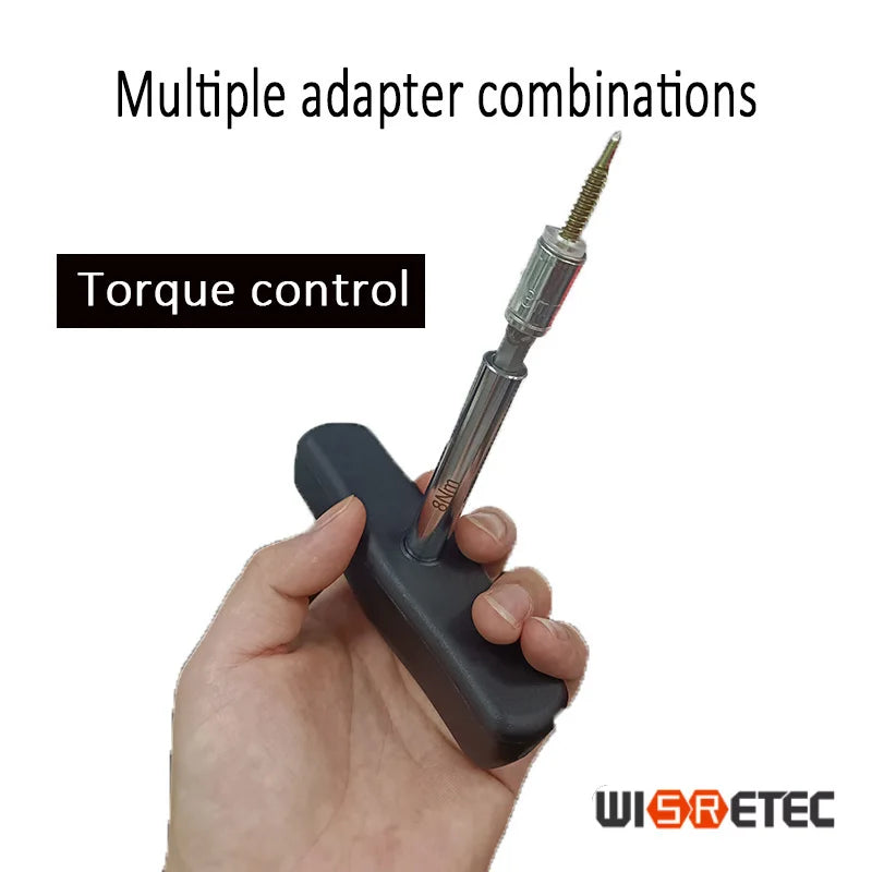 WISRETEC T-Handle Preset Torque Wrench 1.6–8Nm 1/4" Hex Preset Torque Wrench SPOT