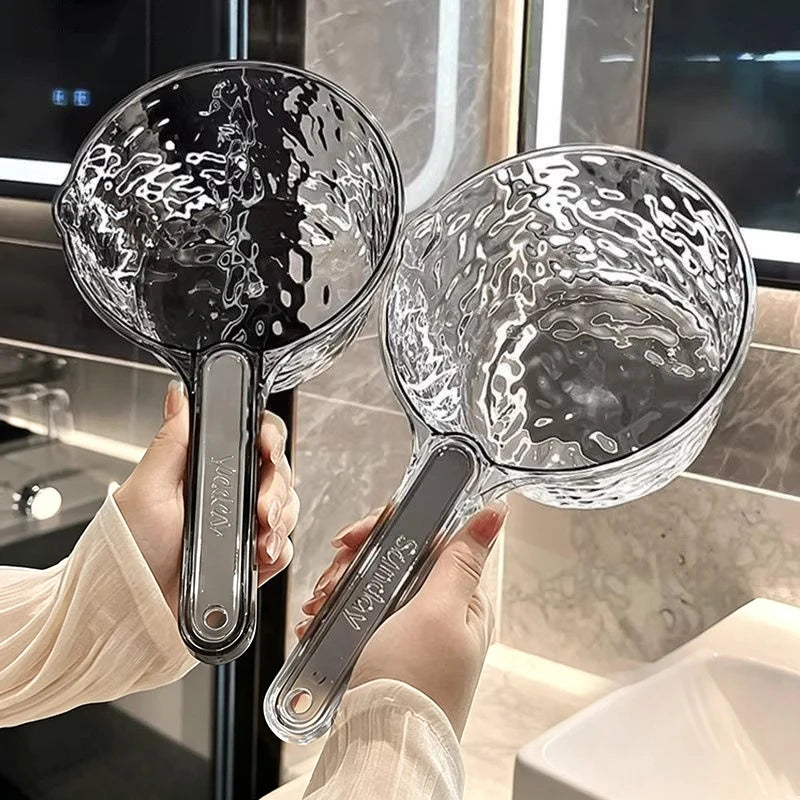 PP Glacier Texture Water Ladle – Non-Slip Kitchen & Camping Scoop Kitchen Water Ladle SPOT