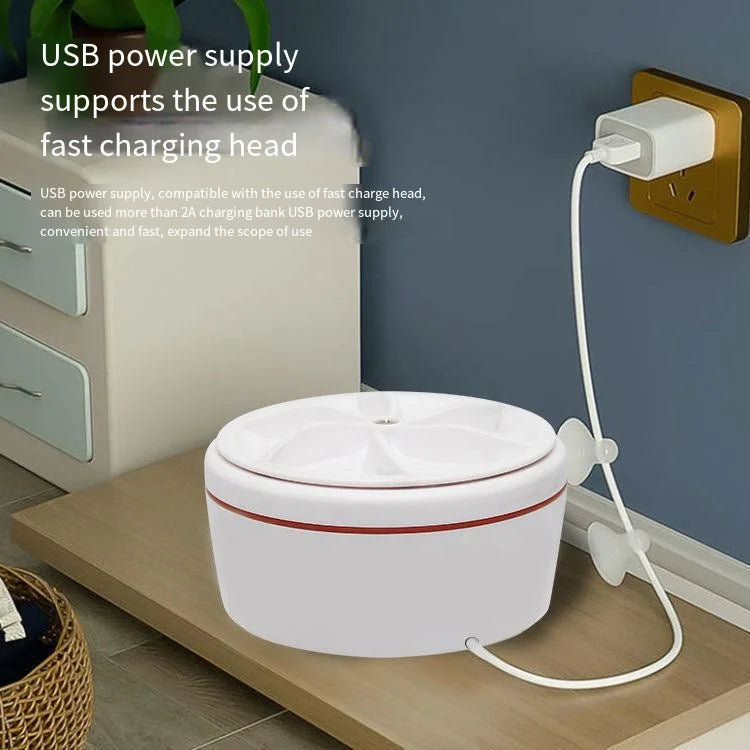 Portable USB Mini Washing Machine – Ultrasonic Shoe & Clothes Washer Mini Washing Machine SPOT