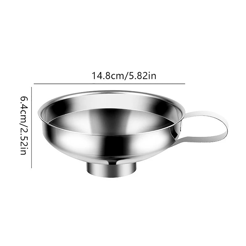 Wide Mouth Stainless Steel Canning Funnel – 2 Sizes Canning Funnel SPOT L