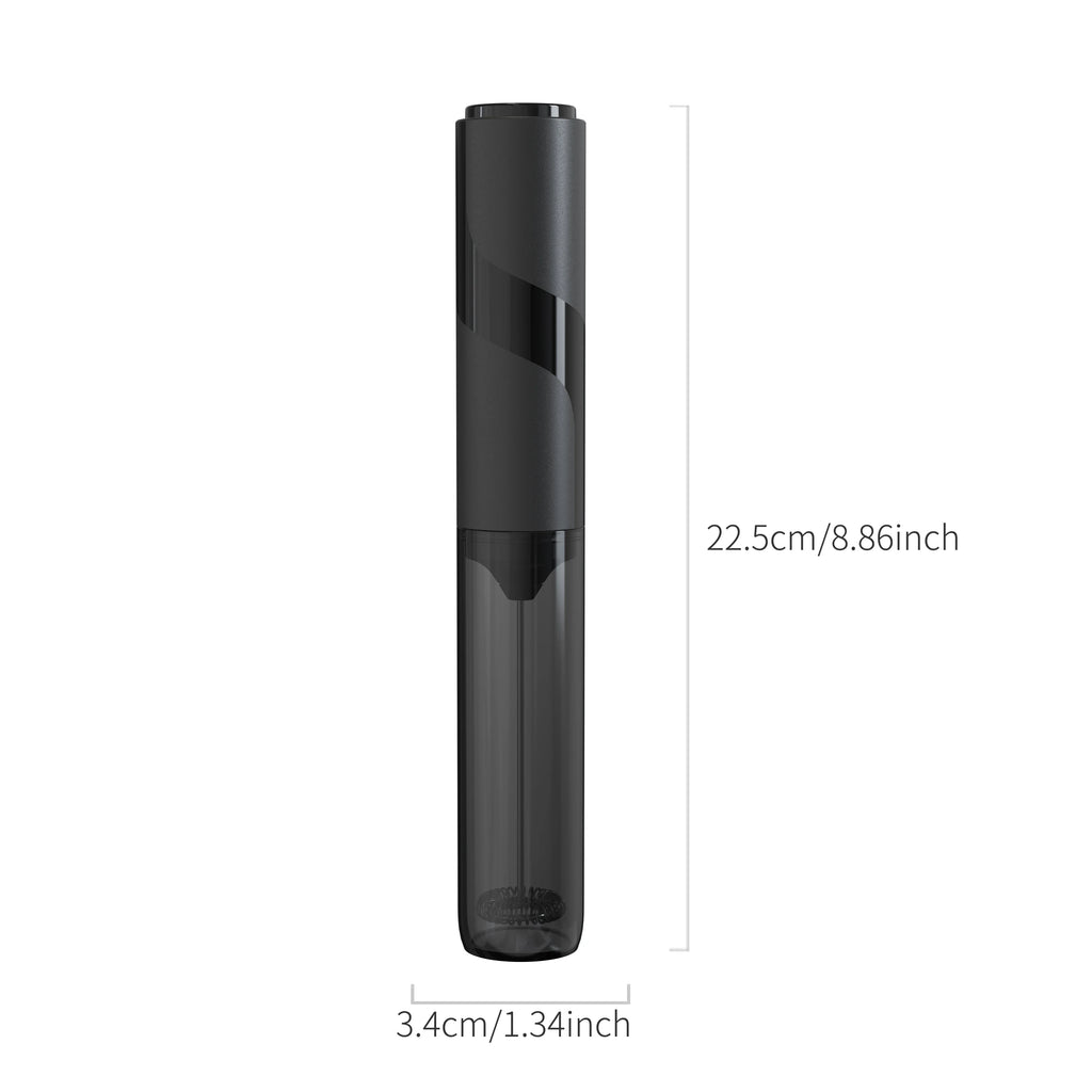 Electric Milk Frother – Handheld Stainless Steel Foam Mixer Electric Milk Frother SPOT black