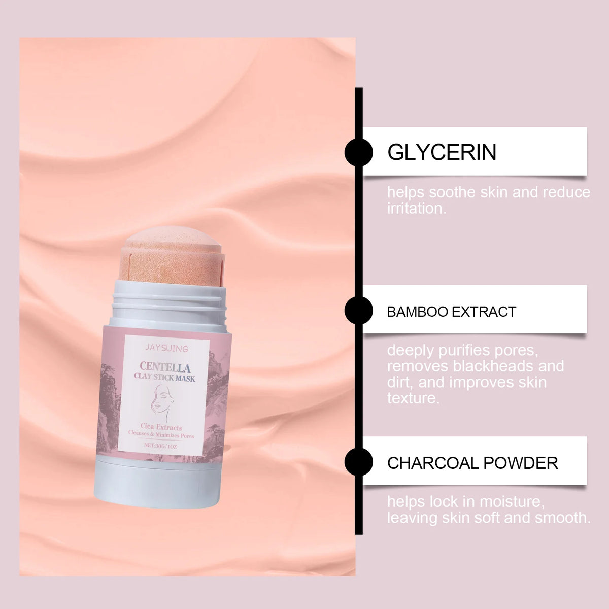 Centella Asiatica Clay Stick Mask – Pore Cleansing & Brightening Clay Stick Mask SPOT
