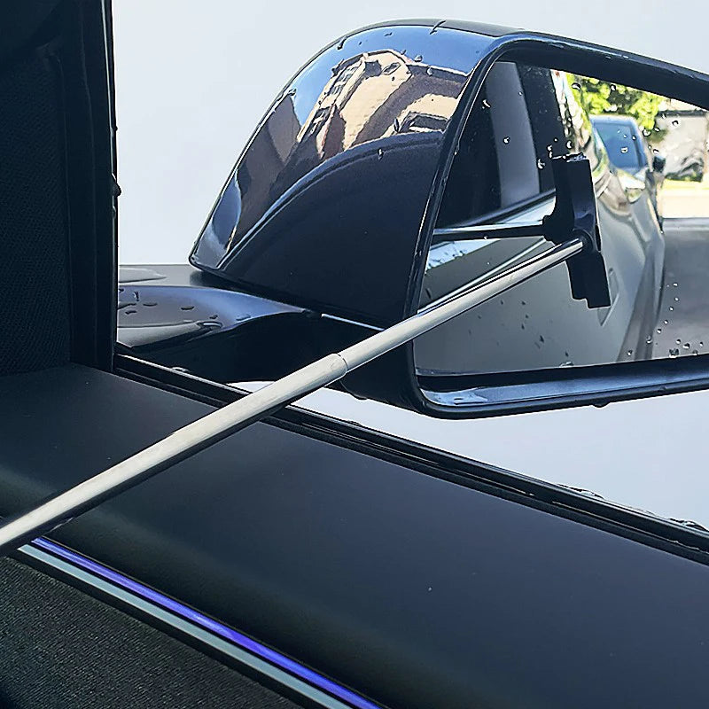 Car Rearview Mirror Wiper – Telescopic Squeegee Cleaning Rod Auto Glass Squeegee SPOT