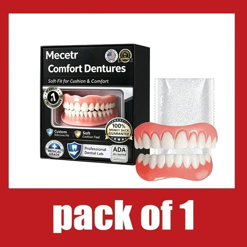Eelhoe Full Mouth Adjustable Dentures Set for Adults Full Mouth Dentures SPOT 1 Box